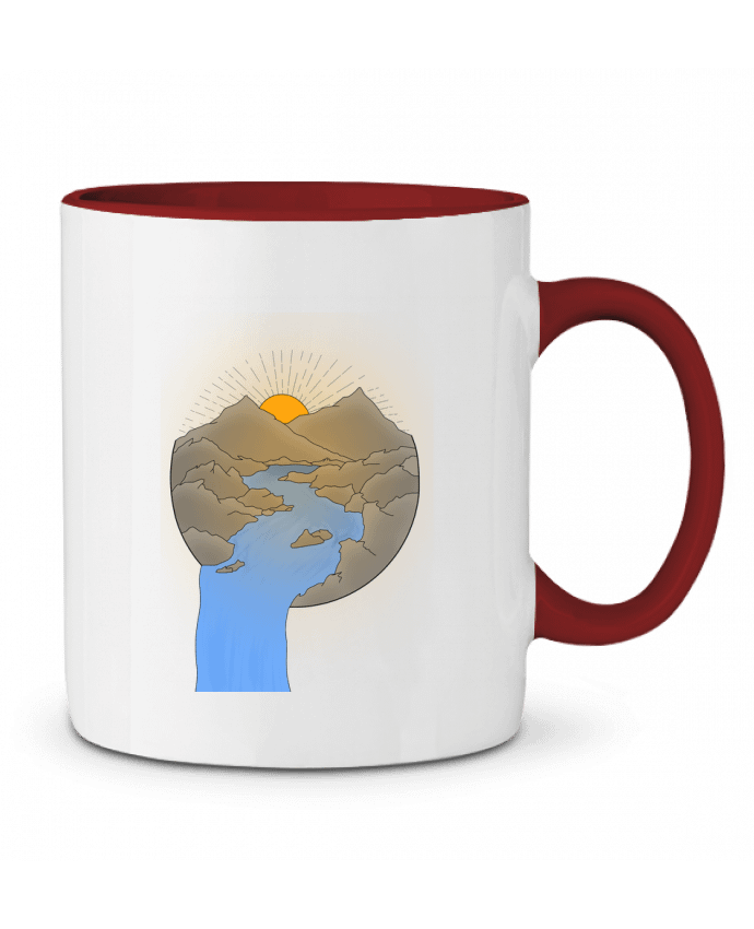 Mug bicolore Paysage Sazuka