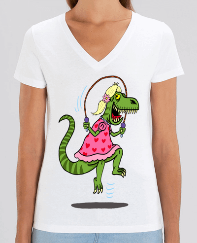Tee-shirt femme La ruse du tyrannosaure Par  LAGUENY