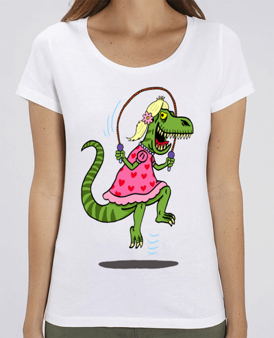T-shirt Femme La ruse du tyrannosaure par LAGUENY