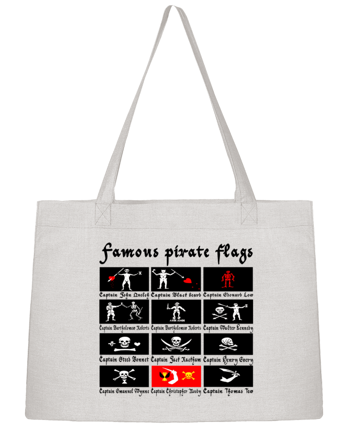 Sac Shopping Drapeaux pirates célèbres par LAGUENY