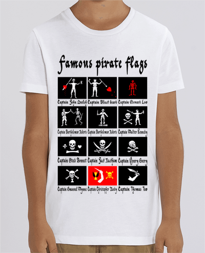 T-shirt Enfant Drapeaux pirates célèbres Par LAGUENY