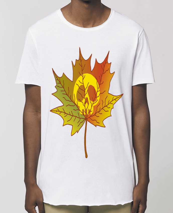 Tee-shirt Homme Crâne et feuille morte Par  LAGUENY