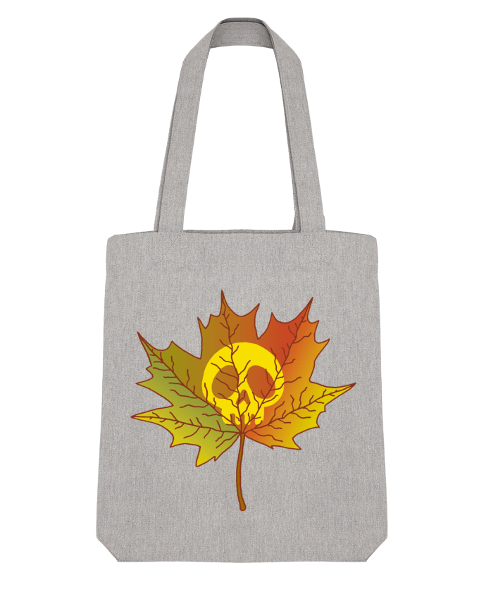 Tote Bag Stanley Stella Crâne et feuille morte par LAGUENY 