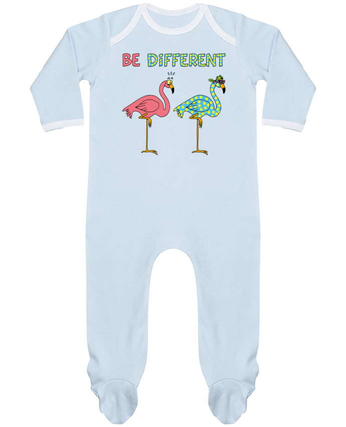 Body Pyjama Bébé Flamant rose différent par LAGUENY