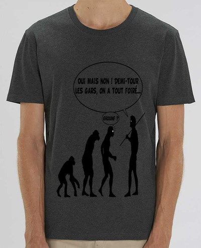 T-Shirt évolution inversée par LAGUENY