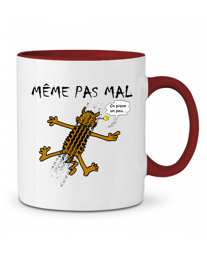 Mug bicolore Les neuf vies du chat LAGUENY