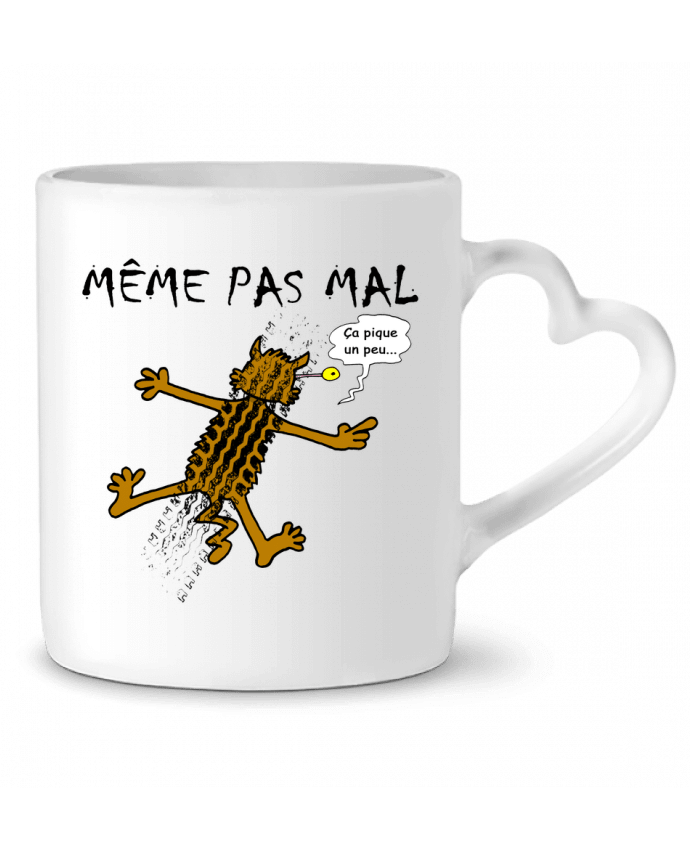 Mug coeur Les neuf vies du chat par LAGUENY
