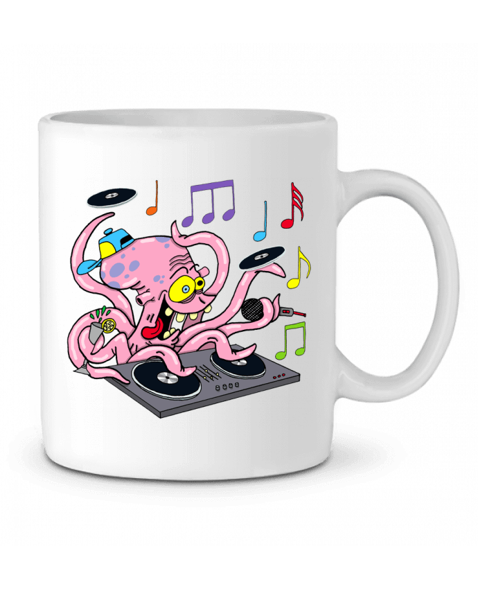 Mug  Pieuvre deejay par LAGUENY