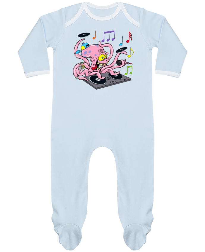 Body Pyjama Bébé Pieuvre deejay par LAGUENY