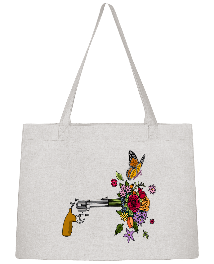 Sac Shopping Le pistolet de la paix par LAGUENY