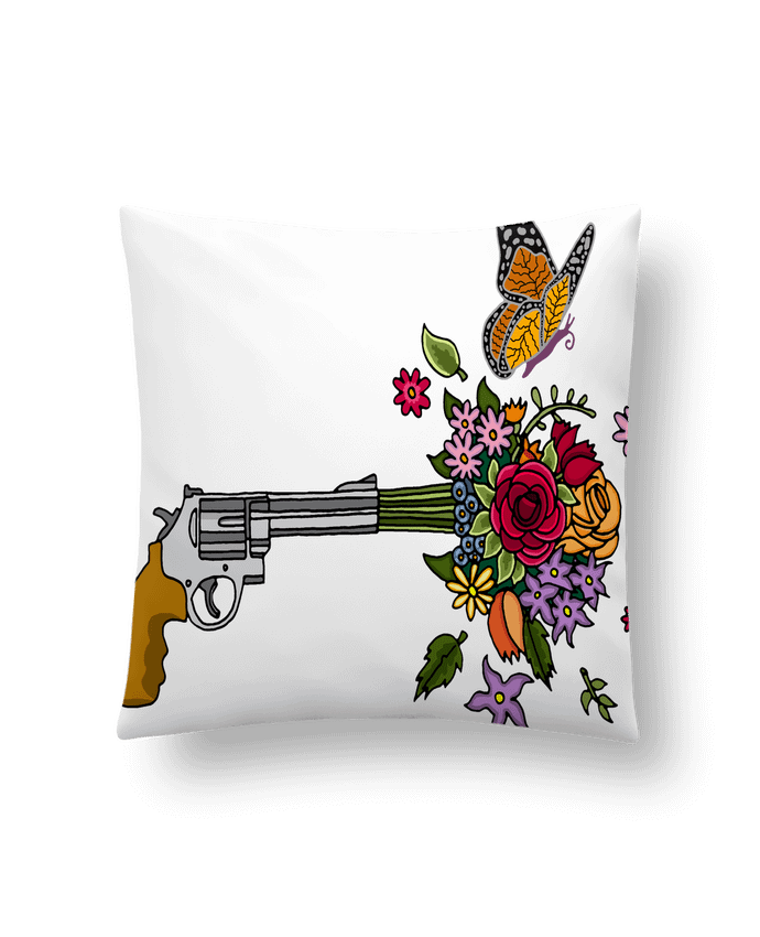 Coussin Le pistolet de la paix par LAGUENY