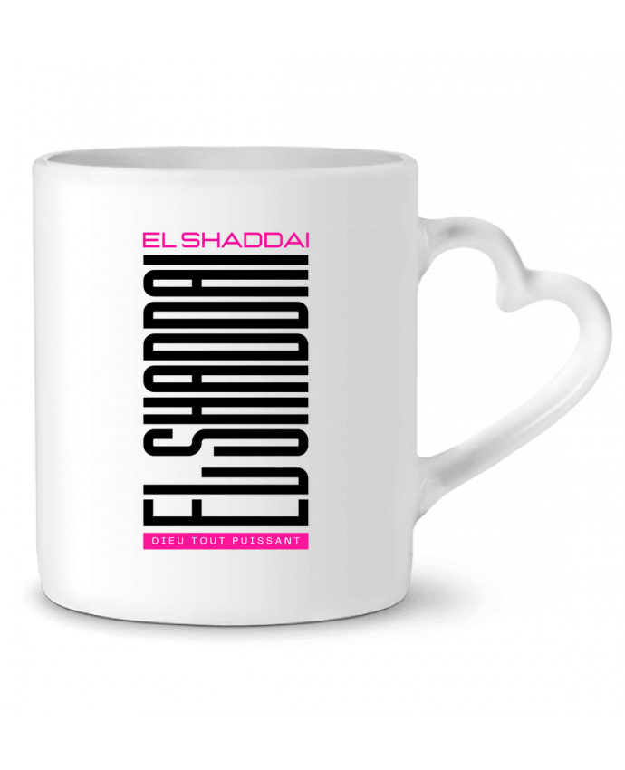Mug coeur EL SHADDAY par Ekim Device
