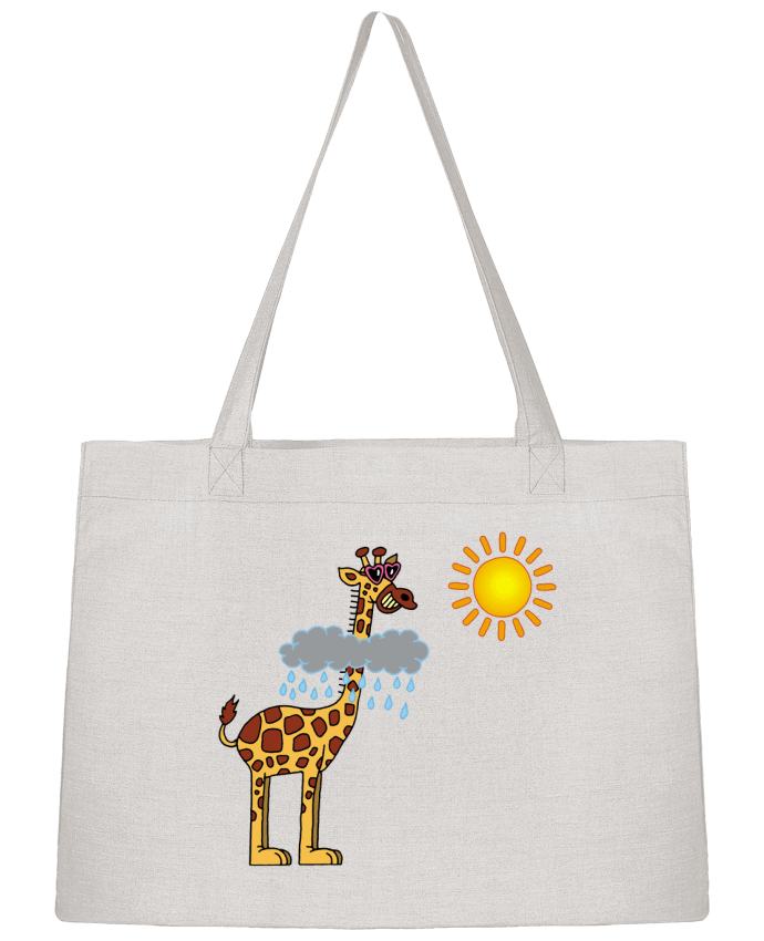Sac Shopping Du soleil pour la girafe par LAGUENY