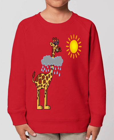 Sweat-shirt enfant Du soleil pour la girafe Par  LAGUENY