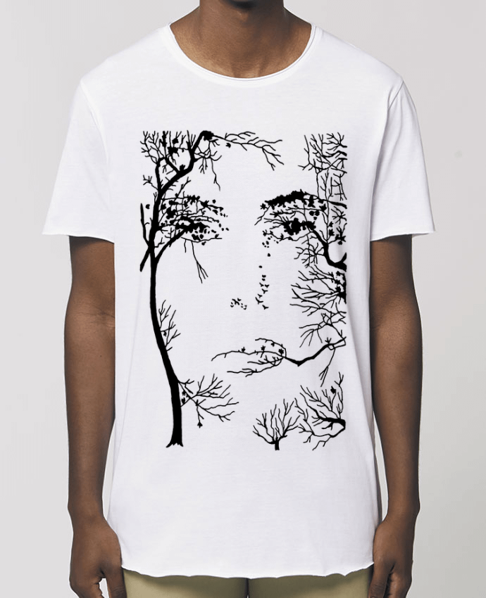 Tee-shirt Homme Le visage de la forêt Par  LAGUENY