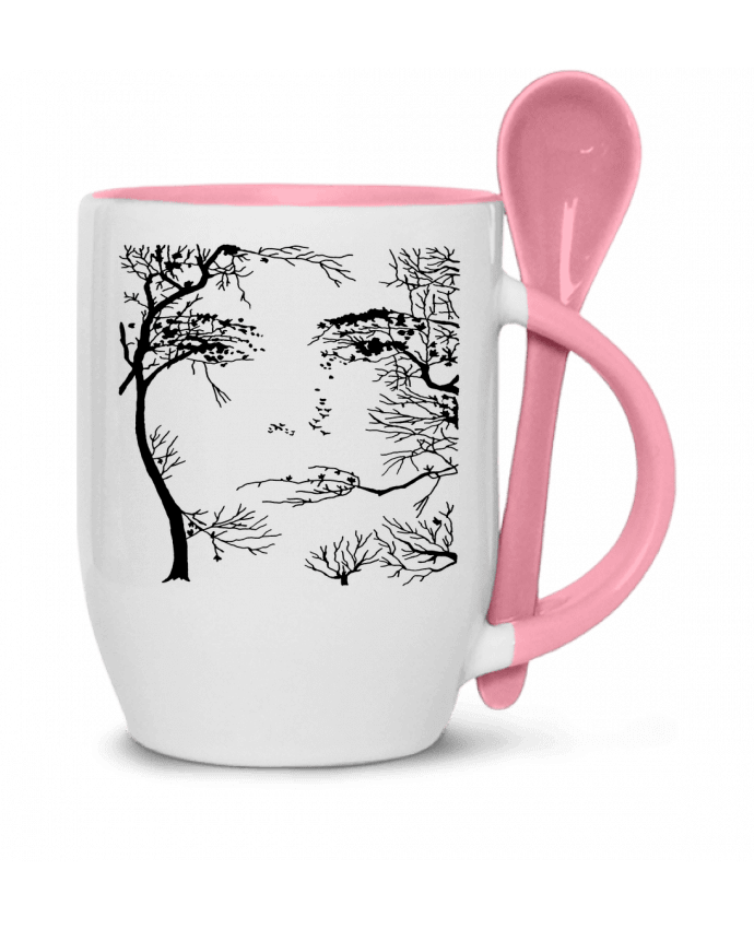  Tasse cuillère Le visage de la forêt par LAGUENY