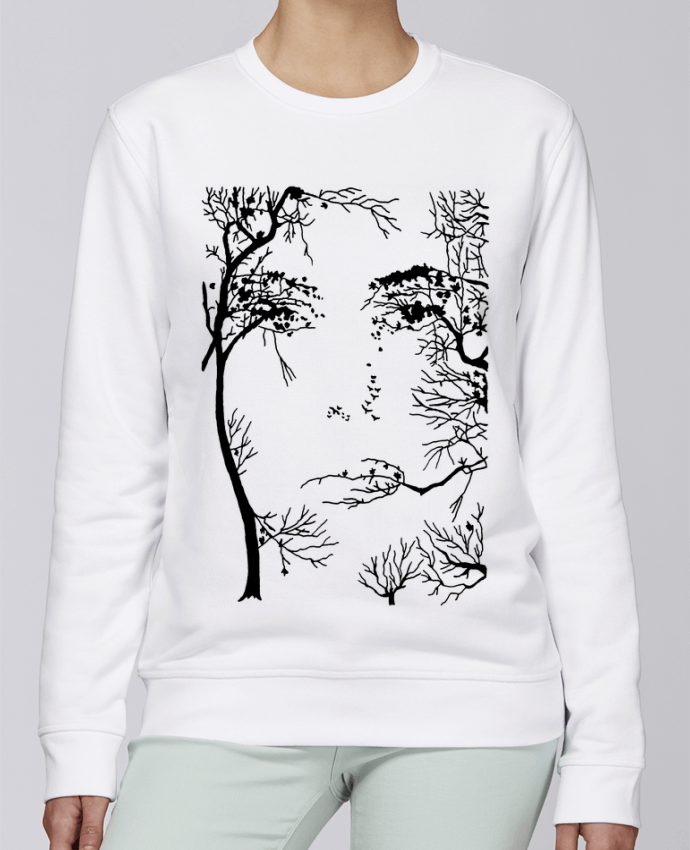 Sweatshirt Le visage de la forêt par LAGUENY