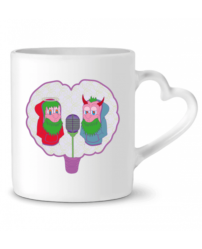 Mug coeur BATTLE par Santiaguen