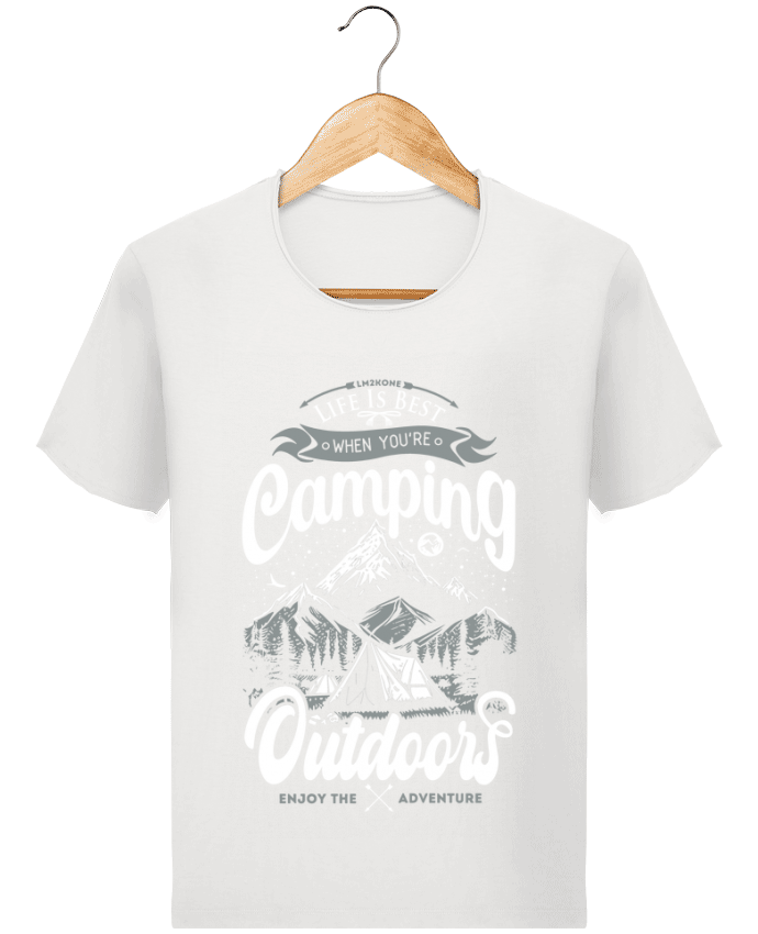  T-shirt Homme vintage La vie est meilleure avec le camping par LM2Kone