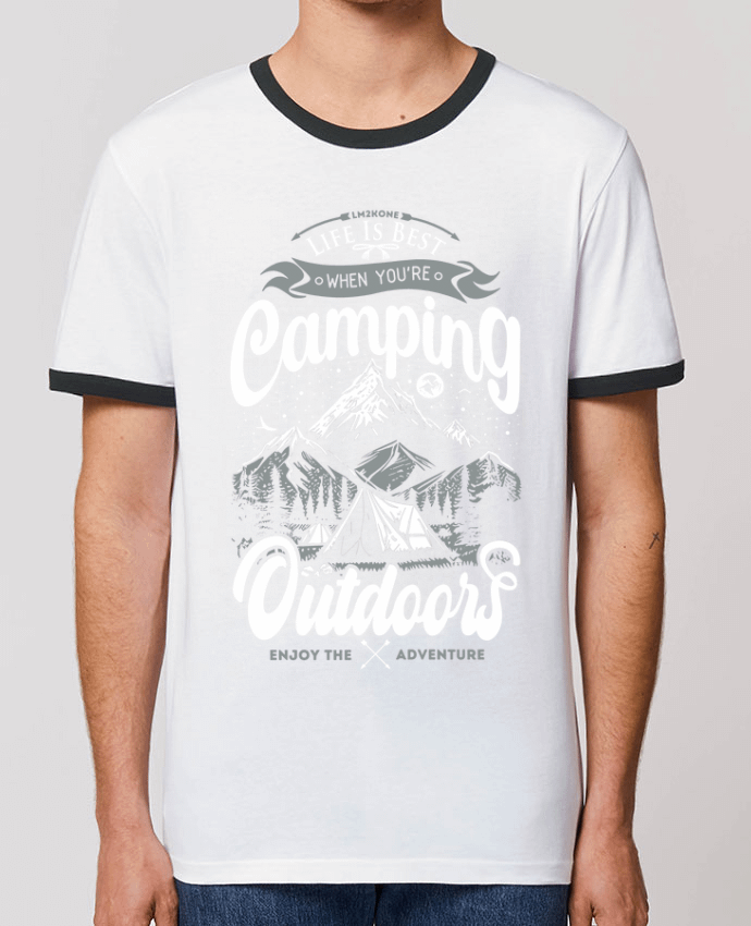 T-shirt La vie est meilleure avec le camping par LM2Kone