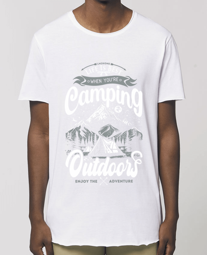 Tee-shirt Homme La vie est meilleure avec le camping Par  LM2Kone