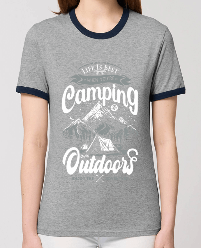 T-shirt La vie est meilleure avec le camping par LM2Kone