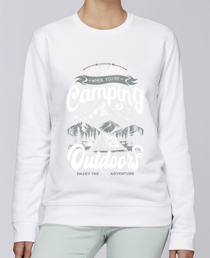 Sweatshirt La vie est meilleure avec le camping par LM2Kone