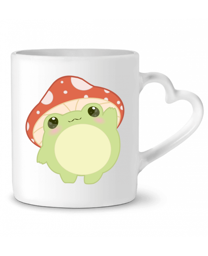 Mug coeur Motif champigrenouille par Slash_C