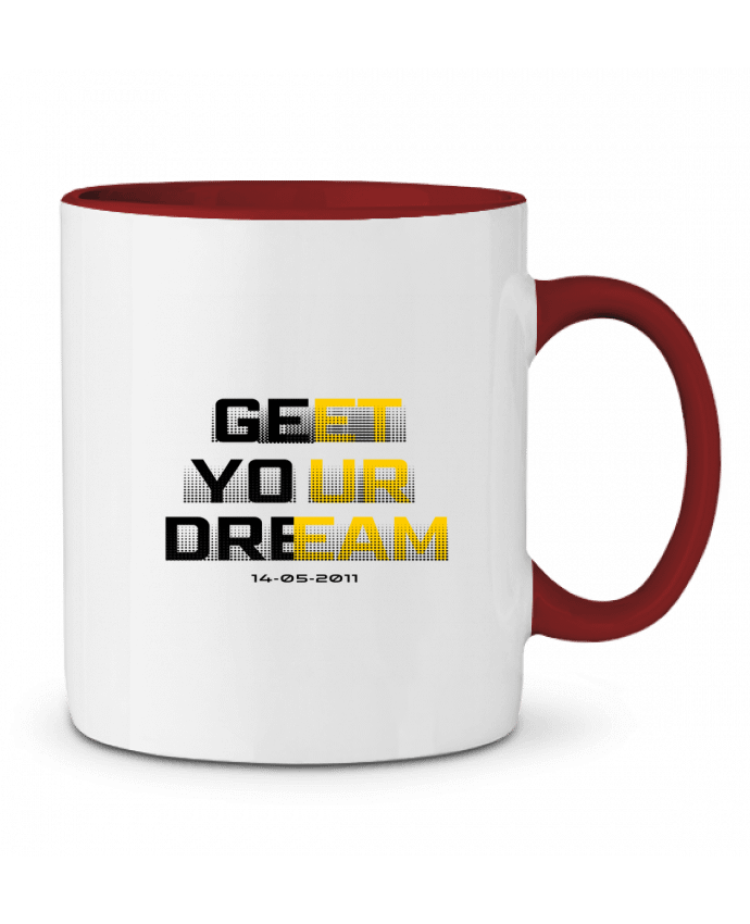 Mug bicolore Get your Dream TOTOFIK