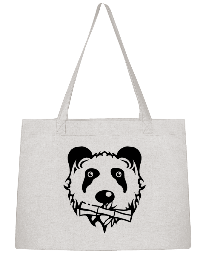 Sac Shopping panda noir par Dr0agon