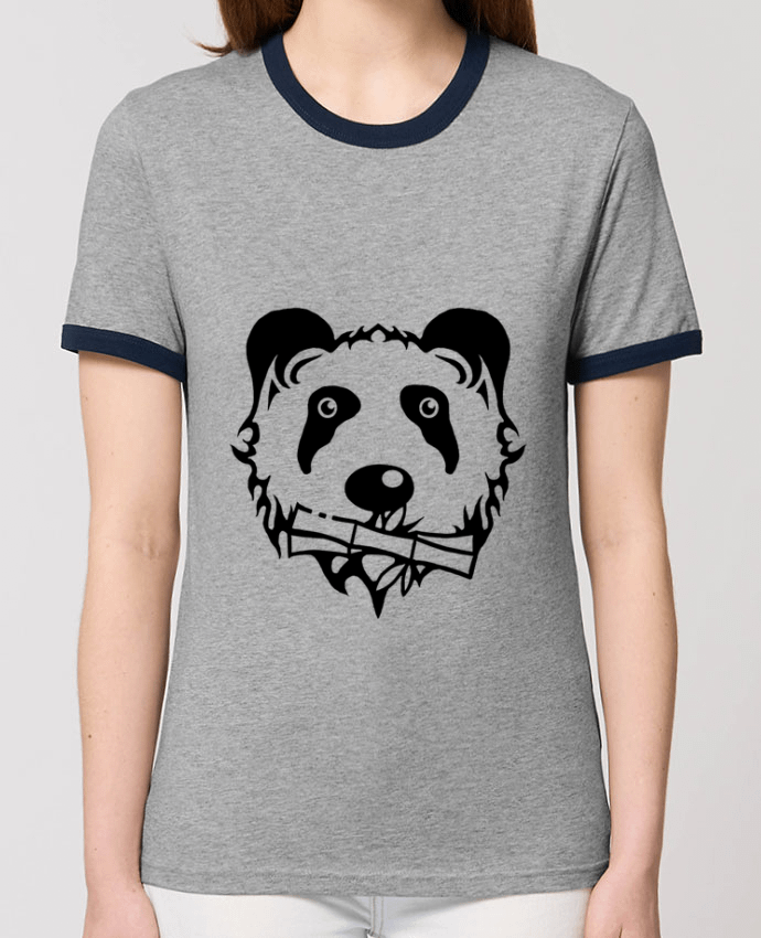 T-shirt panda noir par Dr0agon