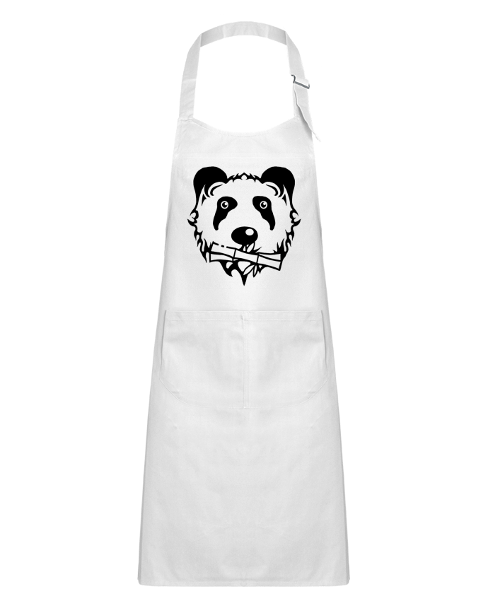 Tablier Enfant panda noir par Dr0agon