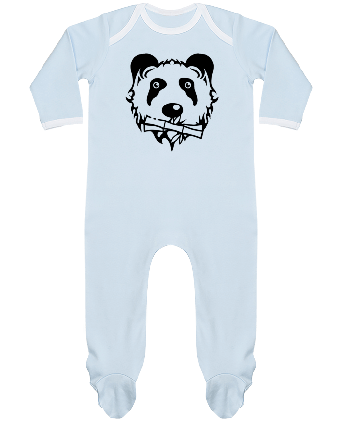 Body Pyjama Bébé panda noir par Dr0agon