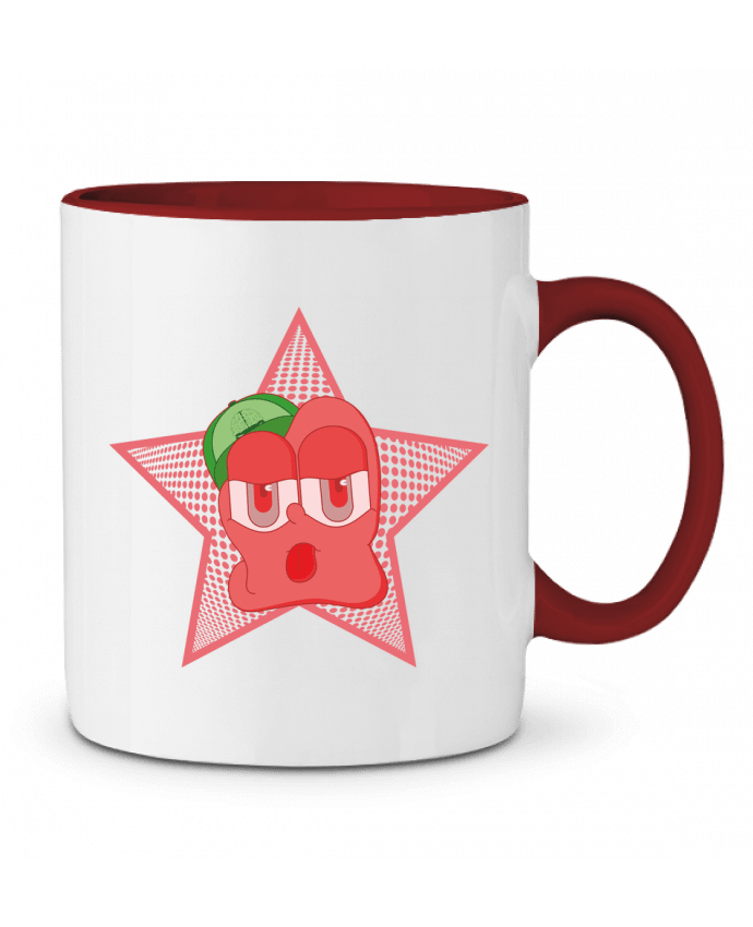 Mug bicolore DO NOT CUT YOURSELF Santiaguen