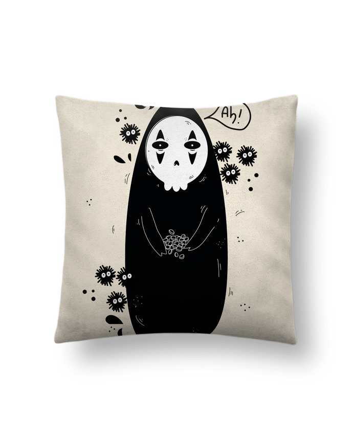 Coussin suédine Kaonashi par Victoria Design