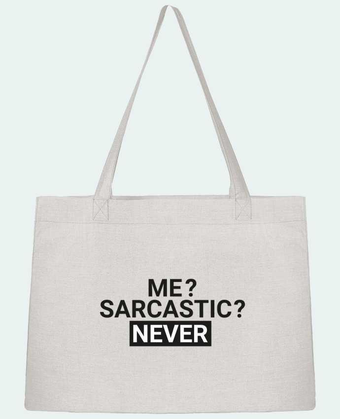 Shopping tote bag Stanley Stella Me sarcastic ? Never by tunetoo