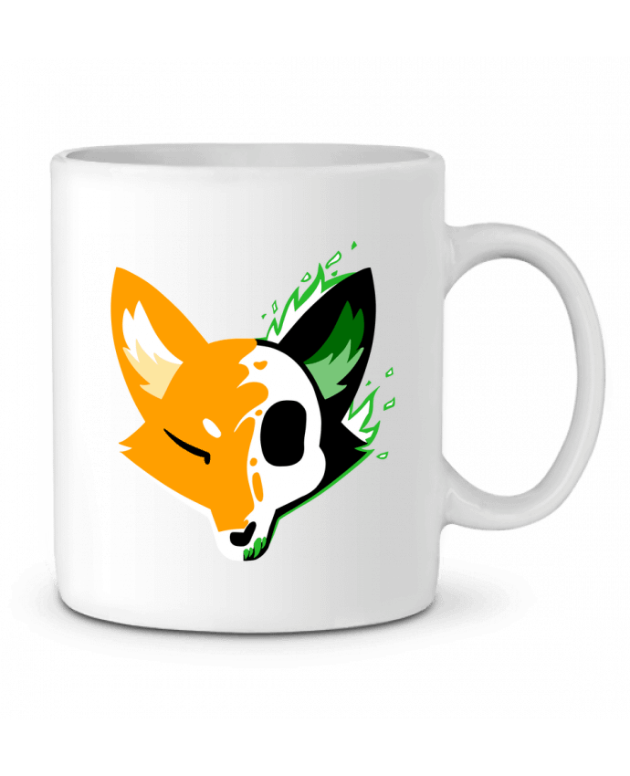 Mug  Loup Face par Sazuka