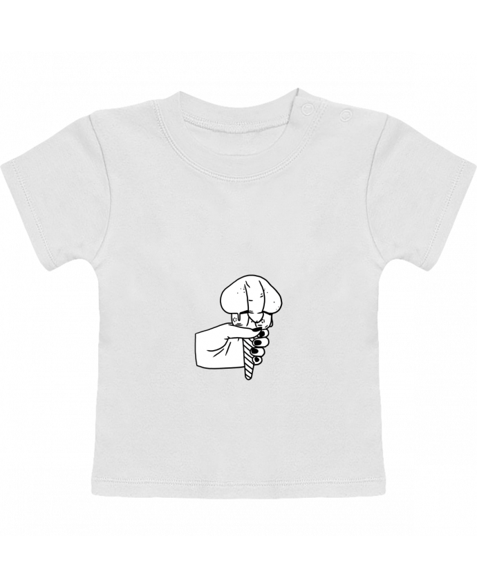 T-Shirt Baby Short Sleeve Ice cream manches courtes du designer tattooanshort