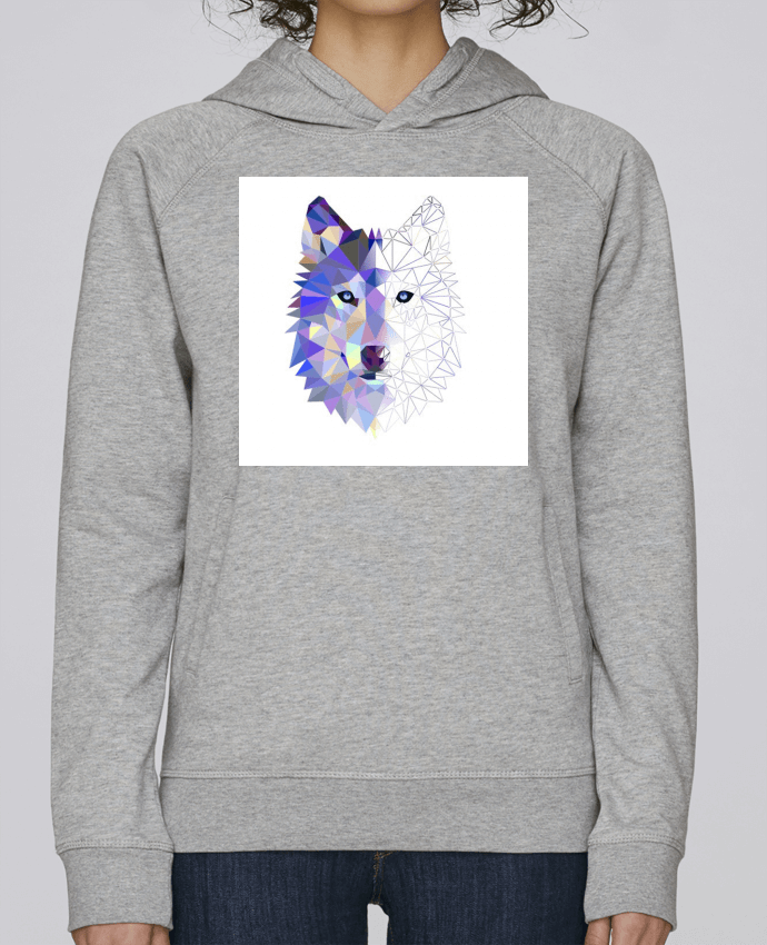 Sweat capuche femme Lobo par creativeSkin