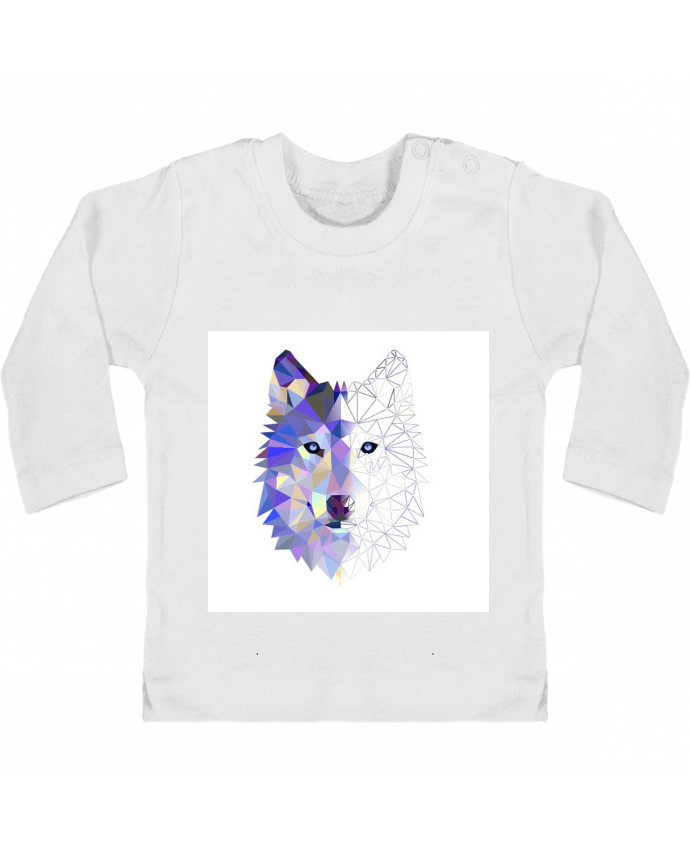 T-shirt bébé Lobo manches longues du designer creativeSkin