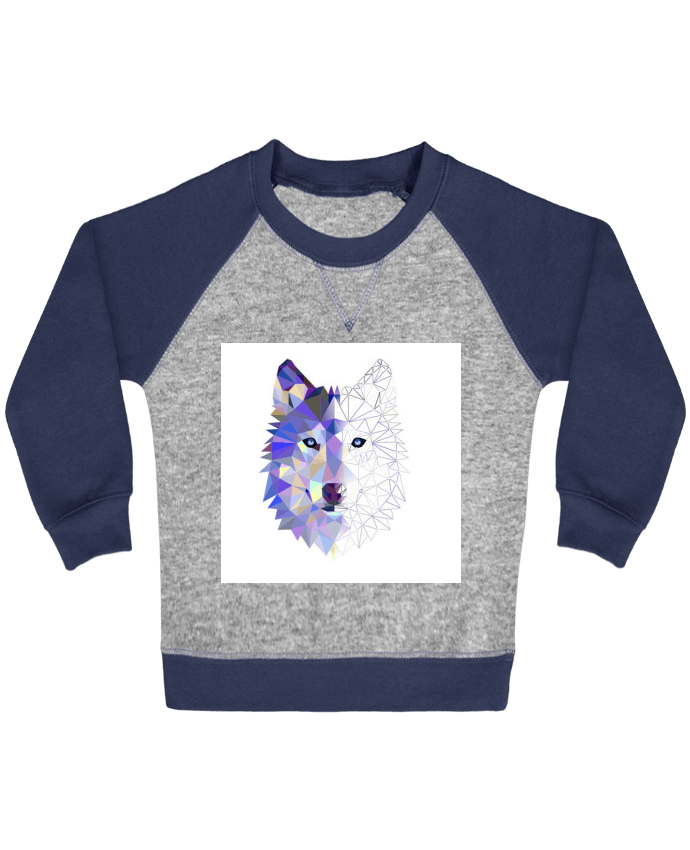 Sweat bébé manches contrastée Lobo par creativeSkin