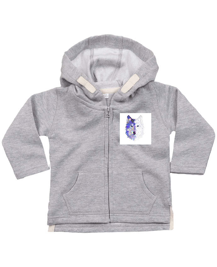 Sweat à capuche bébé zippé Lobo par creativeSkin