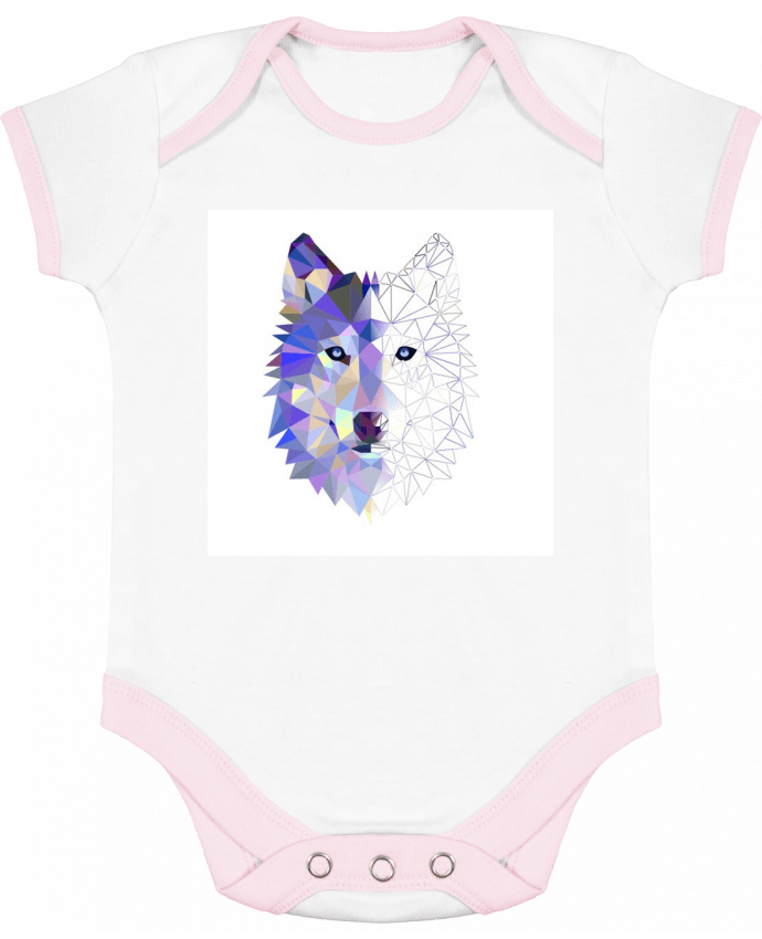 Body bébé manches contrastées Lobo par creativeSkin