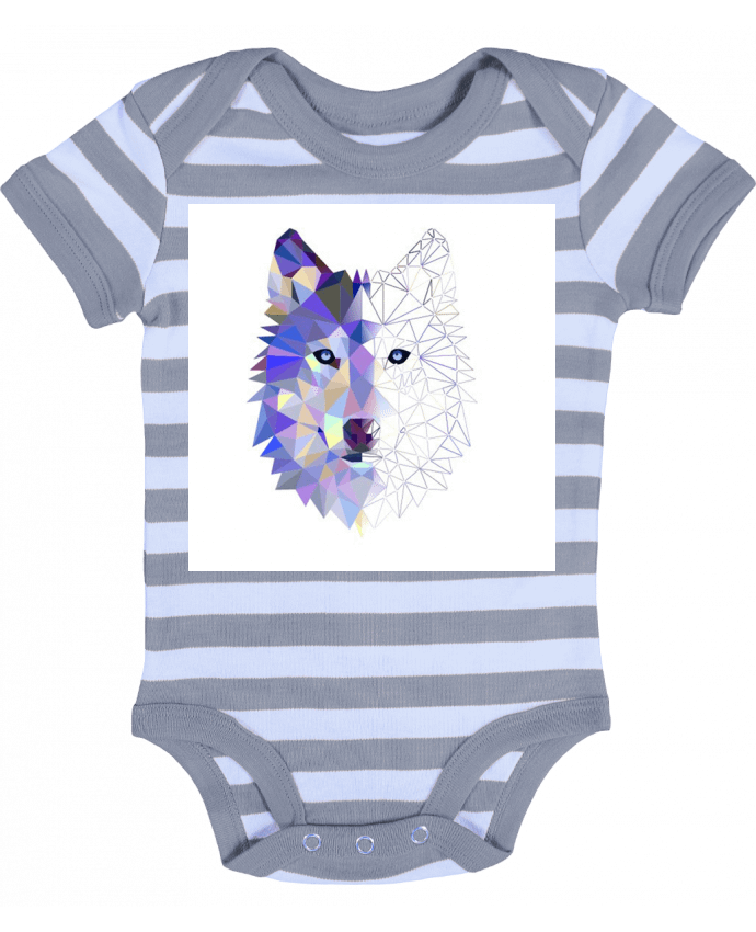 Body Bébé Rayé Lobo - creativeSkin