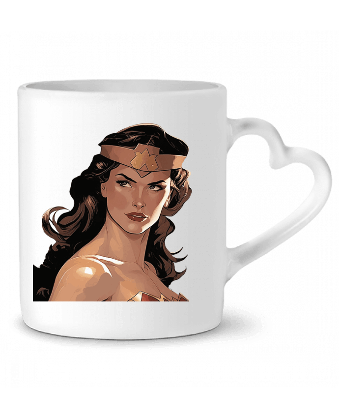 Mug coeur Wonder Woman par Premice