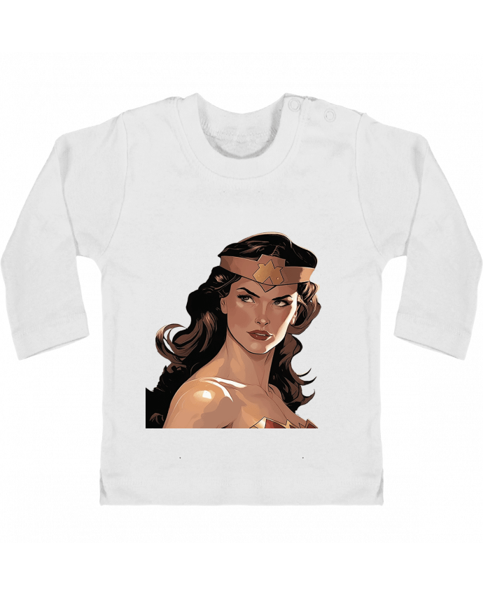 T-shirt bébé Wonder Woman manches longues du designer Premice