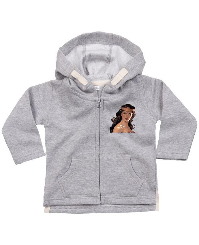 Sweat à capuche bébé zippé Wonder Woman par Premice