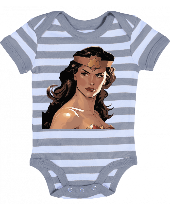 Body Bébé Rayé Wonder Woman - Premice