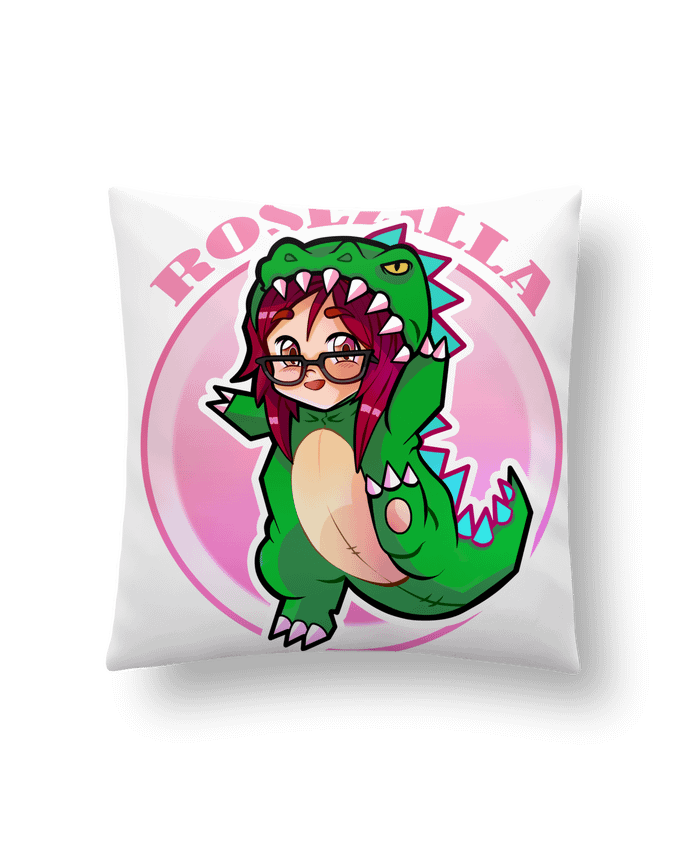 Coussin Logo Rosezilla par Rosezilla