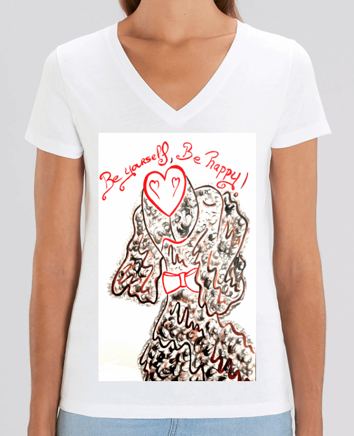 Tee-shirt femme Popdog Art Teckel : fier et adorable  ! Par  Doudoueditions